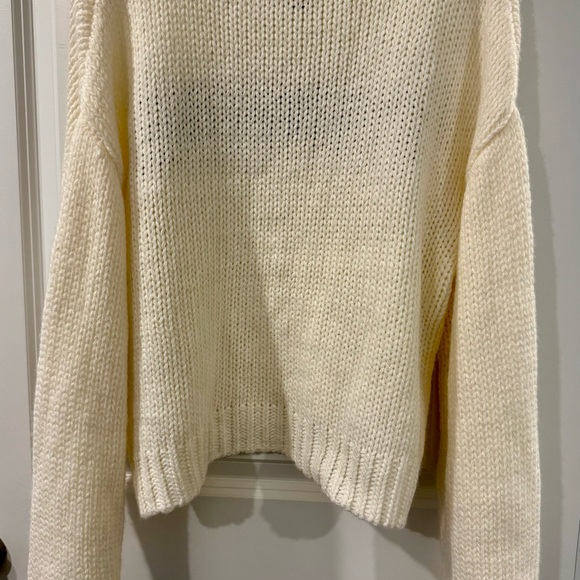 ‘Bonjour’ Black & White Sweater - Picture 3 of 3